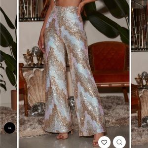 12th TRIBE SEQUIN TROUSERS - worn once!